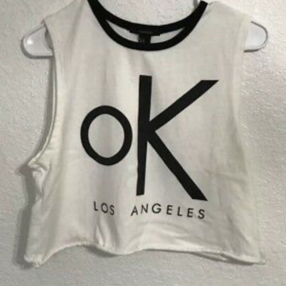 Forever 21 Los Angeles Crop Top